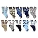 Deer Mum Boy Cartoon Dinosaurs Pattern Cotton Socks 6 Pairs(4y-7y)