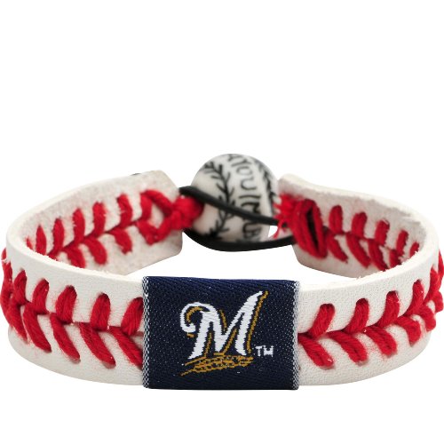 MLB Milwaukee Brewers Classic Baseball Bracelet