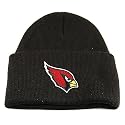 Arizona Cardinals Embroidered Logo Cuffed Black Classic Knit Hat