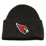 Arizona Cardinals Embroidered Logo Cuffed Black Classic Knit Hat