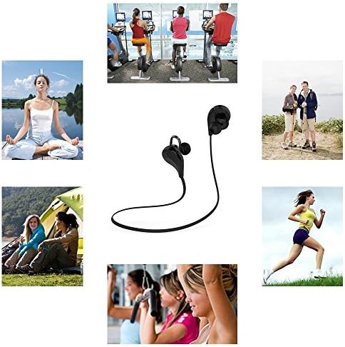 Cherrylee® Qy7 V4.0 Bluetooth Mini Lightweight Wireless Stereo Sports/running & Gym/exercise Bluetooth Earbuds Headphones Headsets W/microphone for Iphone 6 6 Plus 5s 5c 4s 4, Ipad 2 3 4 New Ipad, Ipod, Android, Samsung Galaxy, Smart Phones Bluetooth Devices (black+black)