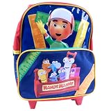 Handy Manny Rolling Backpack - Red