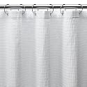 Cotton X-Long Waffle Shower Curtain - White (70x84")
