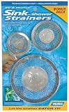 Camco RV Assorted Sink Shower Strainer – Pack of 3 42273