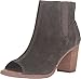 TOMS Majorca Peep Toe Booties Tarmac Olive Perforated Suede 10009330 Womens 8