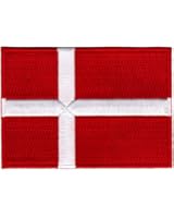 Denmark Flag Embroidered Patch Danish Iron-On National Emblem