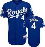 Alex Gordon Jersey: Adult Majestic Alternate Royal Authentic Cool Base&Atilde;&cent;"&Acirc;&cent; Kansas City Royals Jersey with 2012 All-Star Game Patch