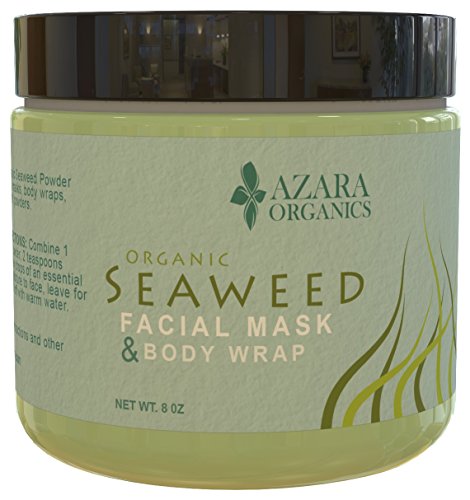 Organic Seaweed Powder (Ascophyllum Nodosum Kelp) - Age-Defying Natural Facial Mask & Body Wrap - Helps Improve Skin Complexion - Chemical-Free - Ideal For Sensitive Skin - Revitalizes & Refreshes