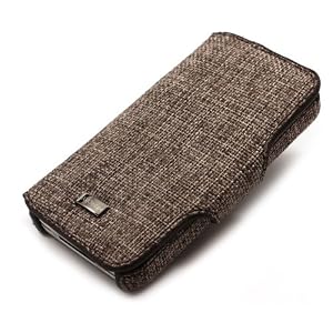 JAVOedge Tweed Book Style Case for the Apple iPhone 4
