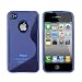 Etui Bleu ORIGINAL "Le S" de MUZZANO pour APPLE IPHONE 4