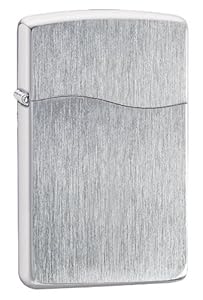 Zippo BLU2 Butane Lighter with Vertical Chrome