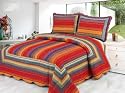 Hillsborough Luxury Reversible Cotton 3pcs Quilt Set