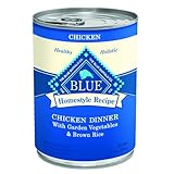 Blue Buffalo Canned Dog Food, Chicken and Rice Recipe (Pack of 12 12.5-Ounce Cans)