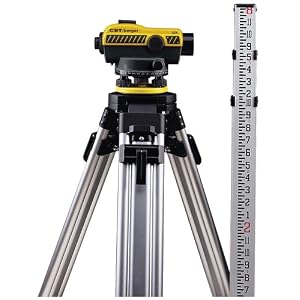 CST Berger 55-SLVP32N 32X SAL Automatic Optical Level Package with Tripod, Rod, and Carrying Case by CST/Berger