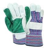 Red Steer 15064 LG GREEN DOUBLE LAYER PALM - LG [PRICE is per PAIR]