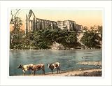 Abbey from the river Bolton England, c. 1890s, (L) Library Image