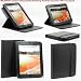i-BLASON Executive Portfolio Black Leather Case Cover Stand with Landscape / Portrait View for HP TouchPad 9.7-inch Tablet Computer 16 32 gb