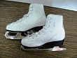 CCM Pirouette White Ice Figure Skates - Size 1.0 - Very Good Condition