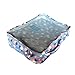 Itraveller 7 set Packing Cubes-3 travel Cubes 3 Bags 1 Shoe Bag (Blue Dasiy)