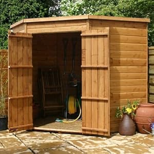 Pent Wooden Storage Shed – Brand New 7×7 Tongue and Groove Sheds