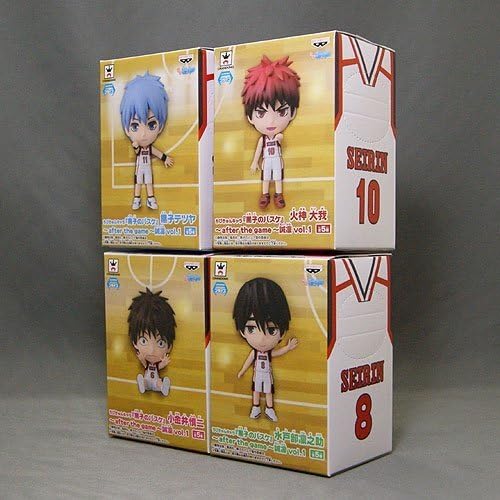 Chibi Kyun Figure Chara Kuroko no Basuke after the game Seirin vol.1 four types