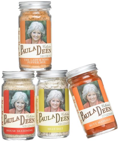 Paula Deen Collection Spice Favorites, 4 Pack Assorted, 34.4 Ounce Box