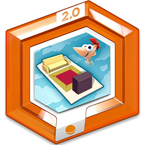 Disney Infinity 2.0 Disney Originals RARE Orange Power Disc - Aerial Area Rug