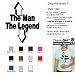 THE MAN THE LEGEND T-Shirt - 100% Baby Rib Jersey Combed Cotton WOMEN'S T-Shirt - Sweat Shop Free