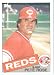 1985 Topps Baseball Card # 600 Pete Rose Cincinnati Reds Mint Condition- Shipped In Protective Screwdown Display Case!