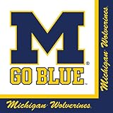 Creative Converting Michigan Wolverines Luncheon Napkins (20 Count)