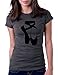 Gbond Apparel Women's Ballet Flats Design Ballerina Dancer Tee T-Shirt