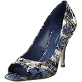 BCBGeneration Womens Ariel Printed Peep-Toe Pu