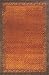 7'6" x 9'6" Rectangular Momeni DEGABDG-01PAP7696 Paprika Color Hand Knotted Indian "Desert Gabbeh Collection" Rug