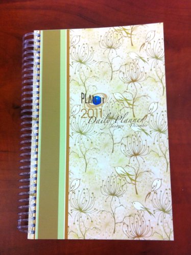 2011 Daily Fashion Day Planner Organizer Agenda (January 2011 Through December 2011)- Bird Stripe