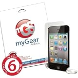 myGear Products Clear LifeGuard Screen Protectors for iPod Touch 4G (6 Pack)