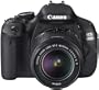 Canon EOS 600D - C�mara r�flex de 18 Mp (pantalla articulada de 3", objetivo(s) 18-55mm f/3.5, zoom �ptico 3.1x, sensor CMOS APS-C, procesador Digic 4, estabilizador de imagen �ptico, v�deo 1080p Full HD) color negro - kit con objetivo EF-S 18-55mm IS II