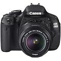 Canon EOS 600D SLR-Digitalkamera (18 Megapixel, 7,6 cm (3 Zoll) schwenkbares Display, Full HD) Kit inkl. EF-S 18-55mm 1:3,5-5,6 IS II