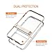 LABC, iPhone 8 / iPhone 7 Case, Kick Bumper case Kickstand Ultimate Absorption from Drops and impacts for Apple iPhone 7 (Clear/Rosegold) (LABC-126-CRG)