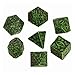 Q Workshop Forest 3D Dice Set, Green/Black