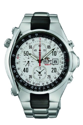 Best Price Orient Men's CTD0G002W Alarm Chronograph (minute and 1/5 Second) with Date and Internal Rotating Ring with Slide Rule Calculator