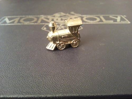 (Read Description Carefully) Monopoly - Deluxe Edition (Replacement Parts Only) Gold Looking Metal Game Token/Piece - Locomotive/Train