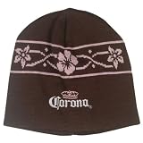 Corona Beer Flowers Printed Beanie Knit Hat