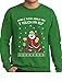 TeeStars - I Touch My Elf Ugly Christmas Sweater Sweatshirt