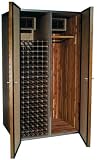 Vinotemp 440TD-His/Hers Wine Cellar / Cabinet with 2 Cooling Units (160 Bottles)
