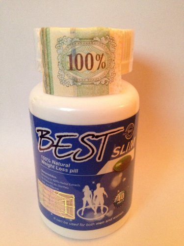 Best Slim 100 % Natural Weight Loss Pill 40 Count
