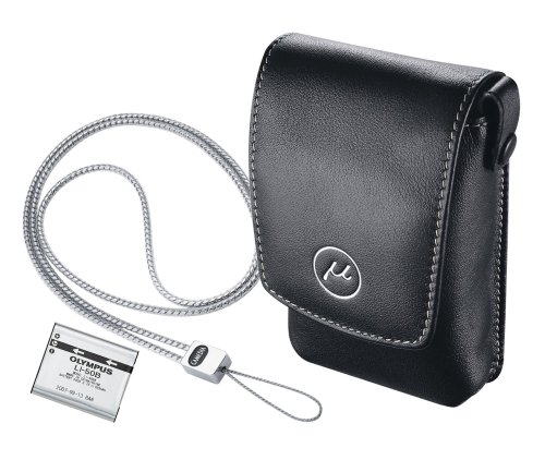 Childrens Toyshop  Electronics : Olympus Mju Series Accessory Kit (inc. Li-50B Rechargeable Battery,Case & Neckstrap)