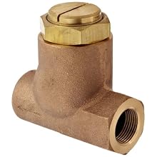 Parker 032500519 3250 Series Brass Inline Flow Control Valve, 3/4" NPTF, 250 psi, Standard Adjustment