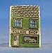 Porcelain China Collectable Thimble - Miniature House Shape - Village Shop