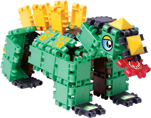 Imagen 3 de Clics CA020 - Juego de construcción de dinosaurios de 121 piezas y 4 modelos [Importado de Alemania]