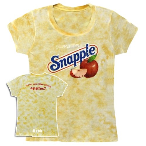 Snapple - Apple Cloud Washed Ladies T-Shirt